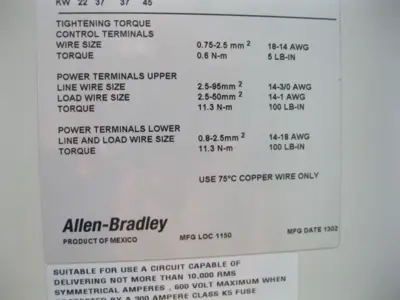 USED Allen-Bradley 150-F43NCD