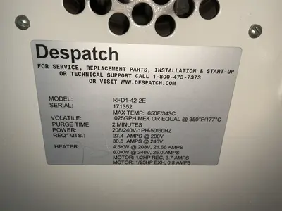Used DESPATCH RFD1422E Heat Treating Units Ohio US | HGR 24 #1471972