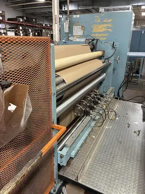 USED SHANKS COUNTER ROLL REWINDER