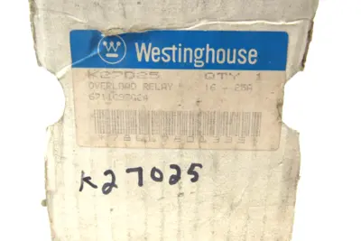 NEW WESTINGHOUSE K27D.25 OVERLOAD RELAY K27D25