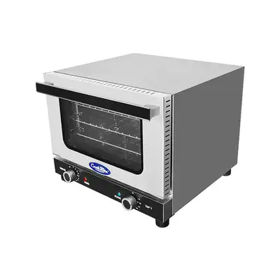 New | in-Stock Atosa New Atosa CTCO-50 Countertop Electric Convection Oven, Half Size 120v Electric Ovens Illinois US | Falcon Restaurant Supply #1375283