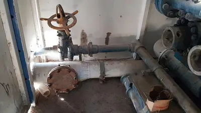 USED EMSCO F-500 TRIPLEX MUD PUMP