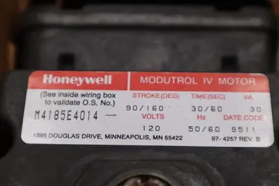 Honeywell M4185E4014 Damper Actuator Modutrol IV NEW IN BOX STOCK GF-142