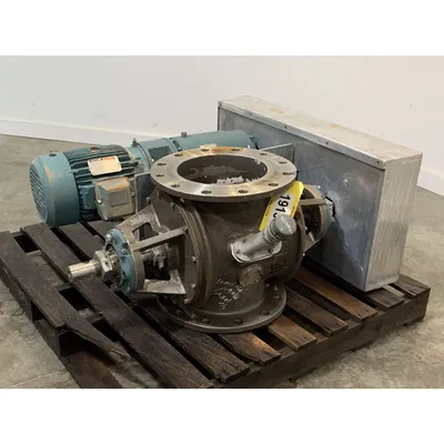 Used 10" Stainless Steel Flo-Tronics Rotary Airlock Feeder Valve