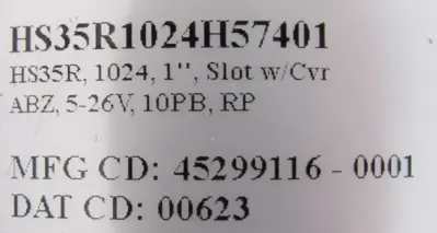 NEW DYNAPAR HS35R1024H57401 ENCODER 45299116-0001