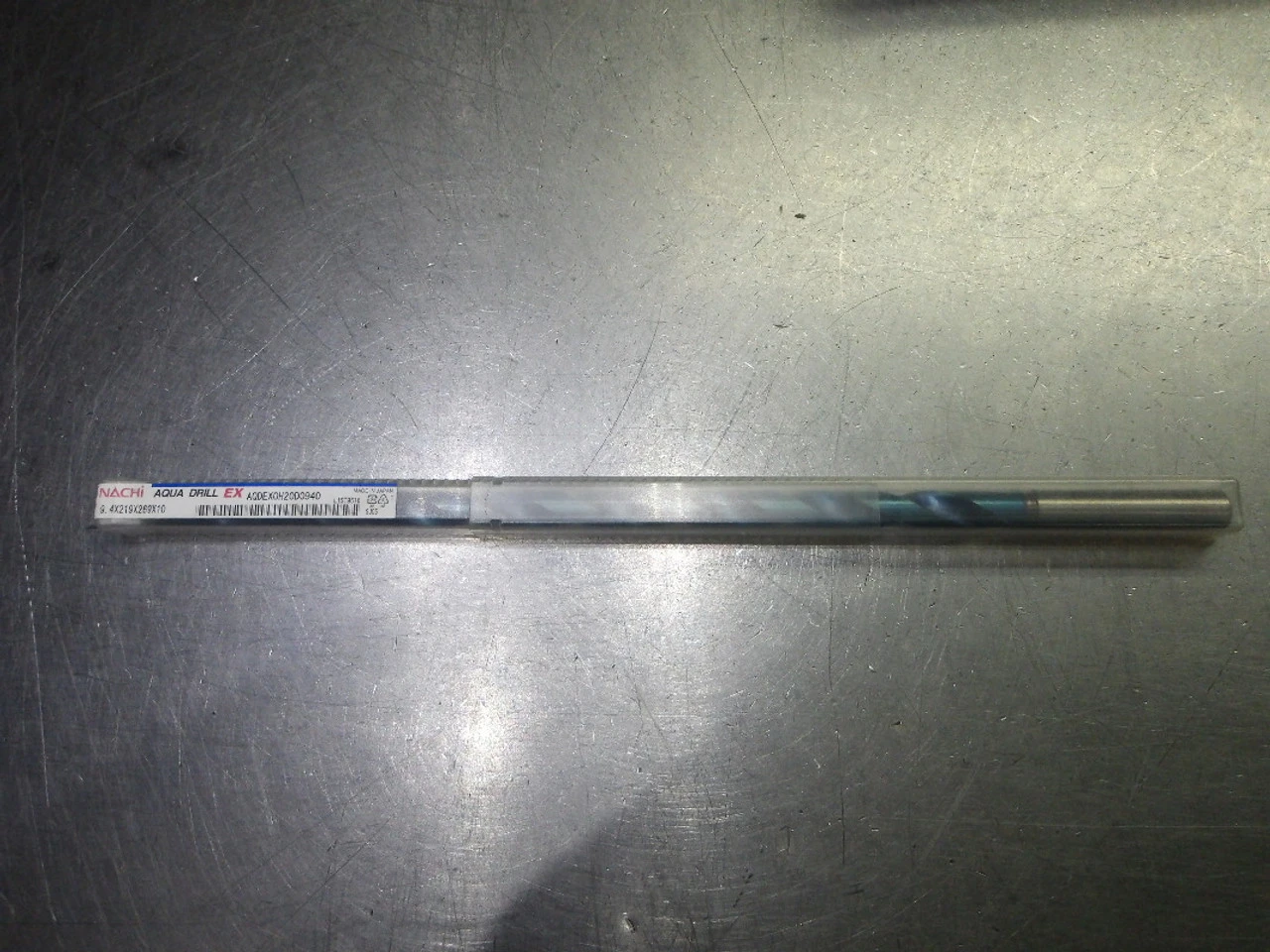 Nachi Aqua Drill EX 9.4mm Coolant Thru Carbide Drill AQDEX0h20d0940 (LOC1048B)