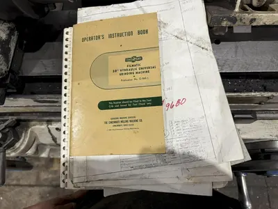 10" X 24" CINCINNATI MODEL 10X24 UNIVERSAL CYLINDRICAL GRINDER: YOBRO #24256