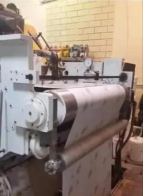 44" Zerand Web Fed Die Cutter 2 color Flexo
