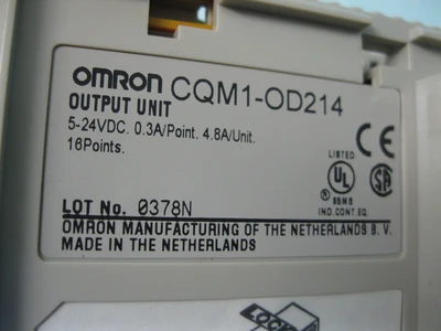 Omron PLC Modules CQM1-CPU21-E, CQM1-OD214, CQM1-DA021, etc H13