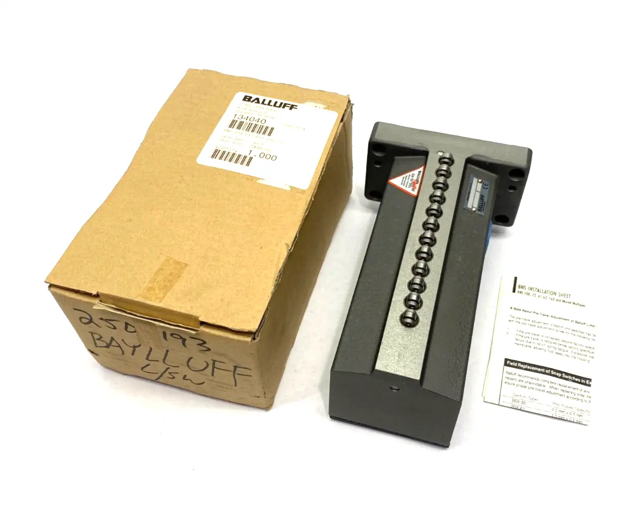 USED BALLUFF MECHANICAL MULTI-POSITION LIMIT SWITCH