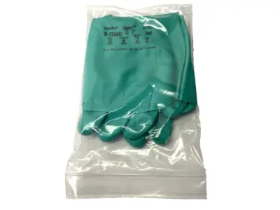 USED ANSELL ALPHATEC SOLVEX CHEMICAL RESISTANT NITRILE GLOVES XL LOT OF 8
