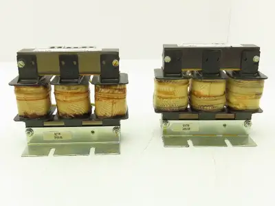 Trans-Coil KLR8CTB KLR12CTB Line Reactor 3PH 600V 8A 12A Mixed Lot of 2