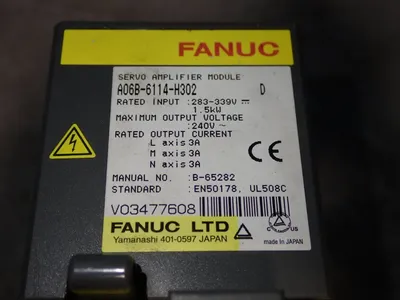 New | in-Stock FANUC A06B6114H302 Amplifiers | HGR 24 #741259