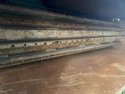 60" WIDE MARATHON MODEL #PERFORATOR FOR PLASTIC BOTTLES & ALUMINUM CANS : STOCK #21935
