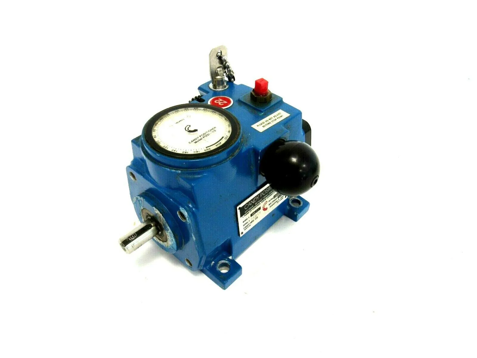 USED CANDY MFG POSI-1/2 CANDY POSITIONER 1/2HP@ 1750 RPM POSI1/2