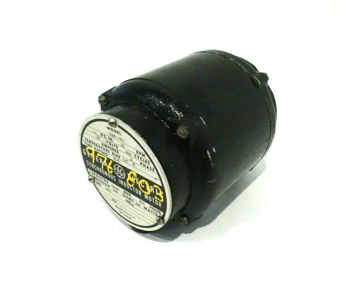 USED GENERAL ELECTRIC 5SMY54HB1 SYNCHRONOUS INDUCTOR MOTOR
