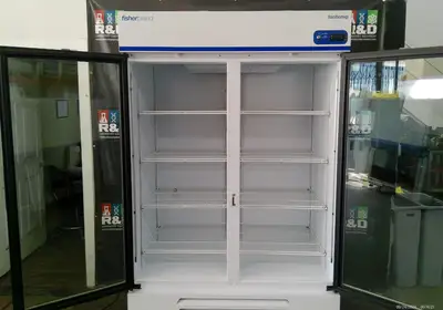 Fisherbrand GTFBG49RPGA Isotemp 4° Refrigerator Glass Double Door, 49Cf, TESTED