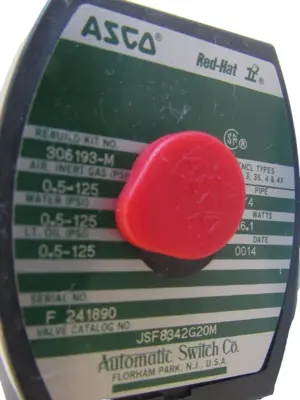 NEW ASCO JSF8342G20M SOLENOID VALVE