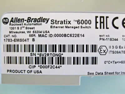 NEW Allen-Bradley 1783-EMS04T