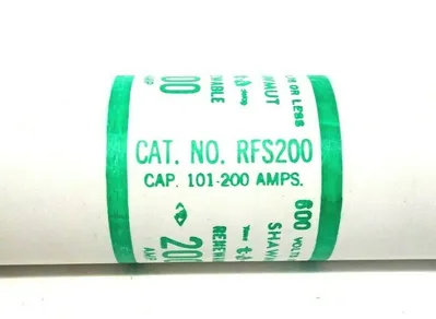 2 NEW SHAWMUT RFS200 FUSES