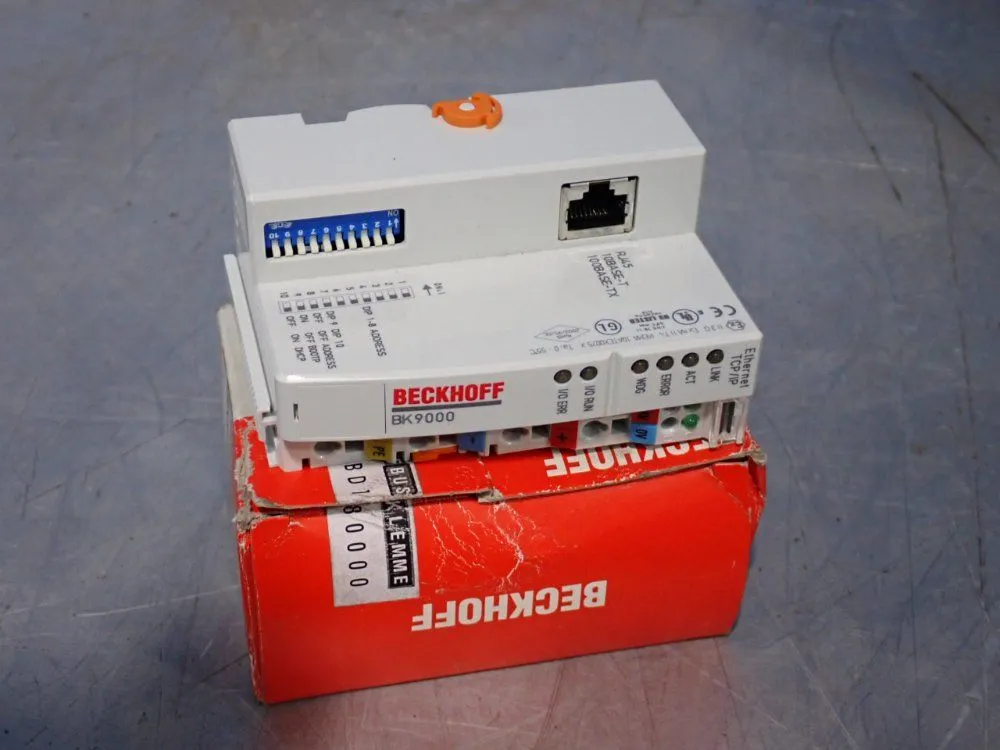Used BECKHOFF BK9000 PLC Ethernet Equipment Ohio US | HGR 24 #1064552