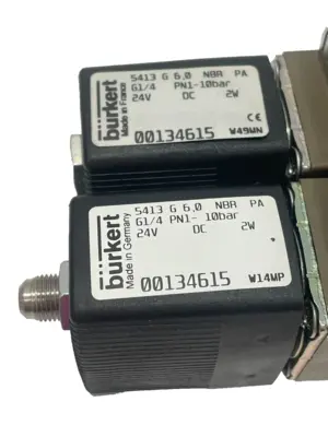 NEW BURKERT 00134615 SOLENOID VALVE LOT OF 2