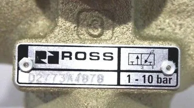 NEW ROSS CONTROLS D2773A4878 VALVE