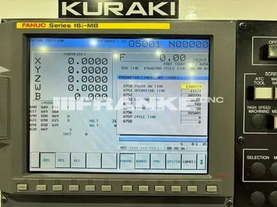 Used 2009 KURAKI KBT-11WA Horizontal Table Type Boring Mills US | FRANKE CNC, LLC #1496534