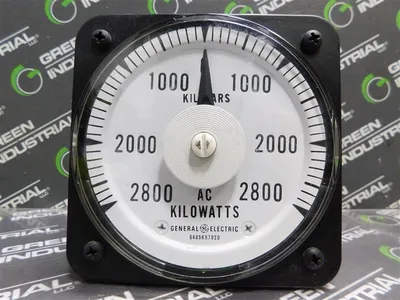 General Electric 103112FAFA2MUR DC Ammeter 1-0-1 mA Used