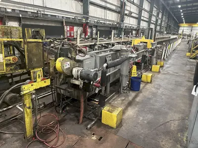 4" CAPACITY ULTRASONIC BAR & TUBE CONTINUOUS WASHER: STOCK #22589