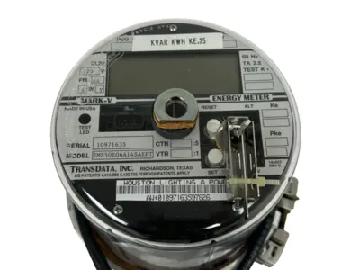NEW TRANSDATA MARK-V ENERGY METER EMS50E06A14SAEPT CL20 120V 6A 4W
