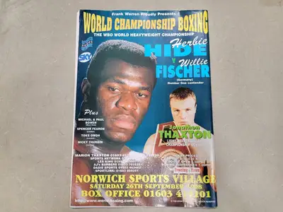 USED BOXING MONTHLY SEPTEMBER 1998