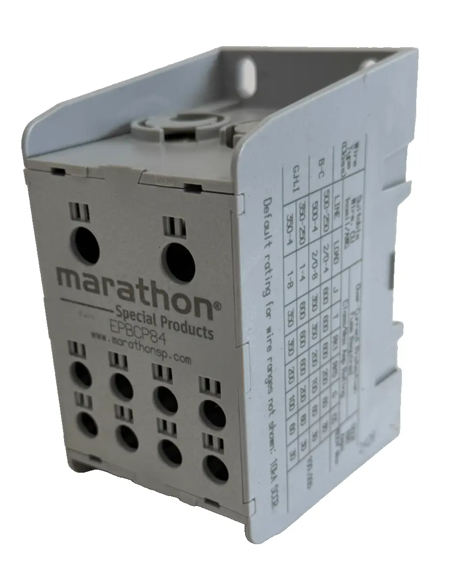 NEW MARATHON SPECIAL PRODUCTS EPBCP84 ENCLOSED POWER DISTRIBUTION BLOCK 760A