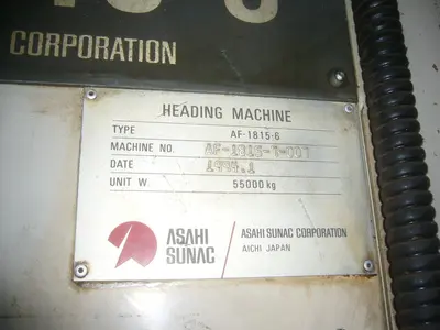 USED 1994 ASAHI SUNAC AF1815-6