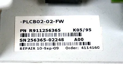 REPAIRED INDRAMAT PLCB02-02-FW FIBER OPTIC MODULE R911256365, PLCB0202FW