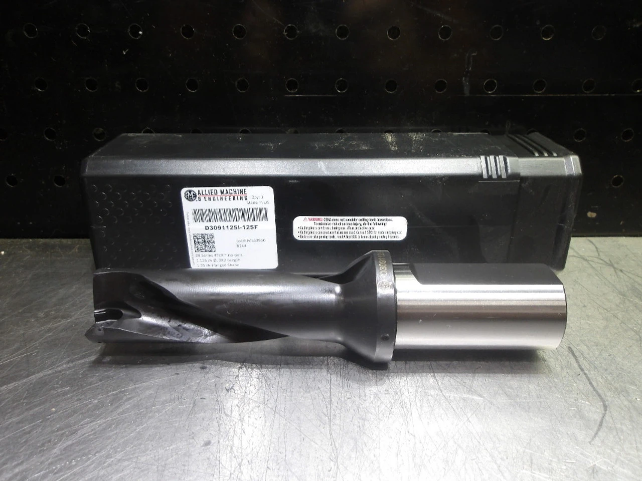 AMEC 4TEX 9 Series 1.125" Coolant Thru 3xD Drill 1.25" Shank D3091125I-125F (LOC2231)