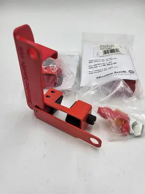 New | in-Stock MASTER LOCK MASTER LOCK 491B GRIP TIGHT CIRCUIT BREAKER LOCKOUT TALL OR WIDE TOGGLE *NEW IN BAG* Circuit Breakers | ND Industrial Surplus #1216589
