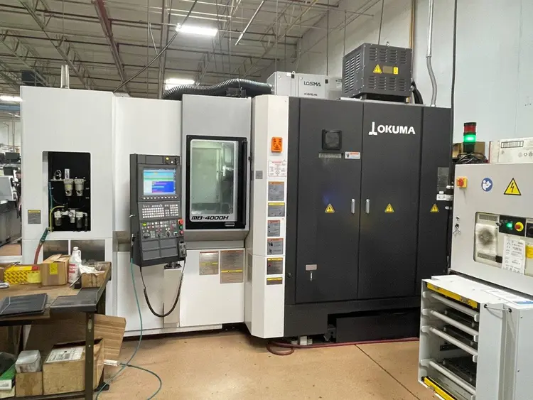 Used 2018 OKUMA MB-4000H Horizontal Machining Centers Colorado US | Machinery Resources International 12 #46318