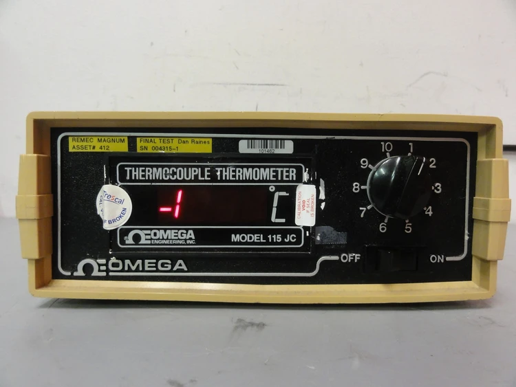 Used OMEGA 115JC Temperature Monitoring Connecticut US | BG Industrial Surplus #473017