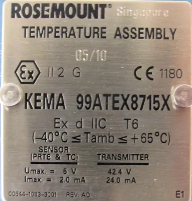 NEW ROSEMOUNT 65D22D0035N0380E1 TRANSMITTER 0065D22D0035N0380E1 0065-7203195