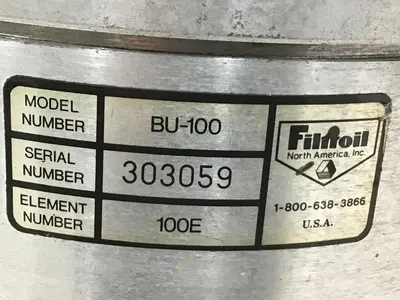 USED FILTROIL BU-100