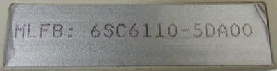 NEW SIEMENS 6SC6110-5DA00 SERVO DRIVE 6SC61105DA00