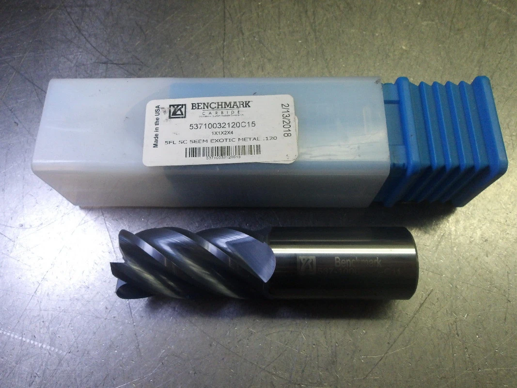 Benchmark 1" 5 Flute Carbide Variable Helix Endmill 53710032120C15 (LOC3647)