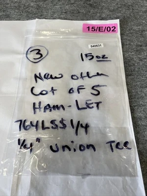 New | in-Stock Ham-Let 764LSS1/4 Valves/Fittings California US | Davliegogo LLC #1719809