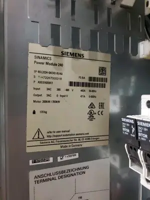USED Siemens 6SL3224-0XE42-0UA0 SINAMICS Power Module 240, 380-480V, 477A