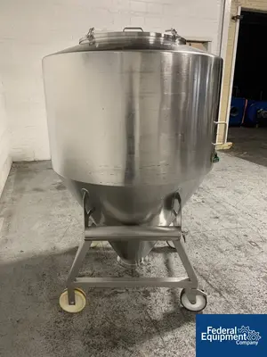 USED L.B. Bohle 1,400 Liter LB Bohle Bin, S/S