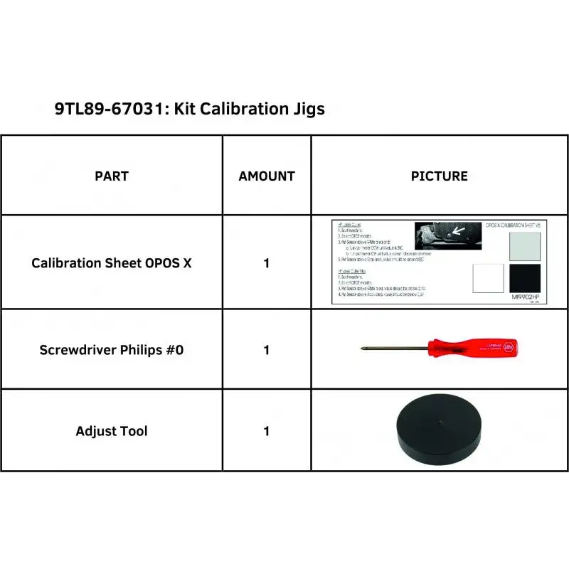 Used _UNKNOWN_ SummaCut Kit Calibration Jigs for Summa S One Series (9TL89-67031) Calibration Equipment Oklahoma US | Wide Image Solutions #1538493