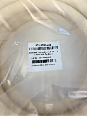 Avid Bioservices Inc. MCK BIOPRENE TUBING 9.6mm Bore, 3.2mm Wall Thickness