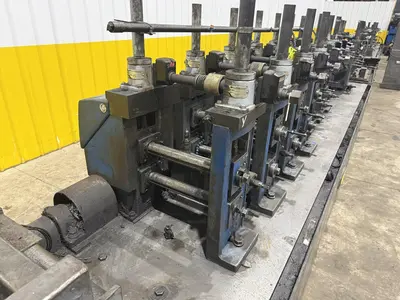 9 STAND x 2" YODER M2 ROLLFORMER, 6 STAND & 3 STAND BASE: YOBRO #24317