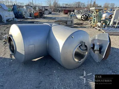Used PATTERSON-KELLEY TWIN SHELL BLENDER Chemical & Process Equipment California US | Star Industries #1250137